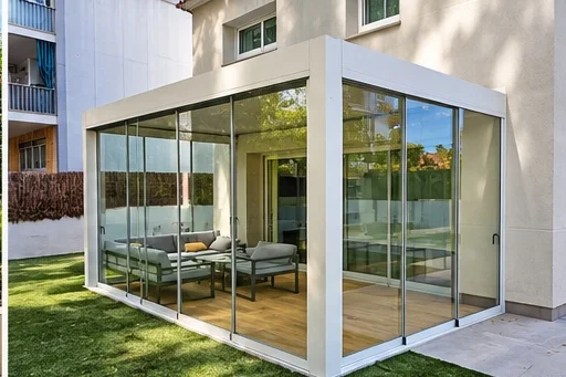 Vista previa de pérgola y cerramiento de jardín